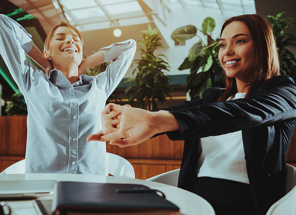 Dr. Candice Staniek offers programmes to help employees improve productivity by being happy with their environment.